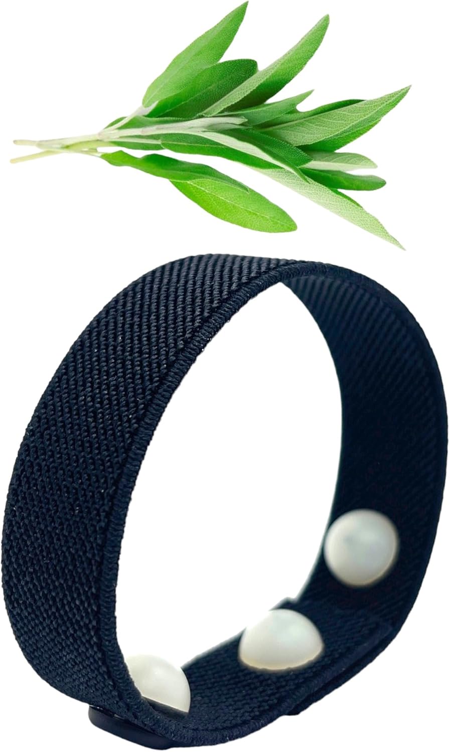 Menopause Bracelet for Cooling Comfort - Clary Sage Acupressure Wristband for Hot Flashes, Sleep and Mood Support - Slip-On Knit Elastic Band for Women