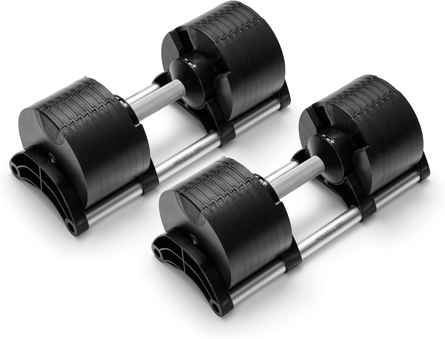 NÜOBELL® Adjustable Dumbbell Set, 5-50 LB or 5-80 LB, Easy Twist 2024-25 Model, All-In-One Weights Set (Pair) for Home, Original Manufacturer - Image 4