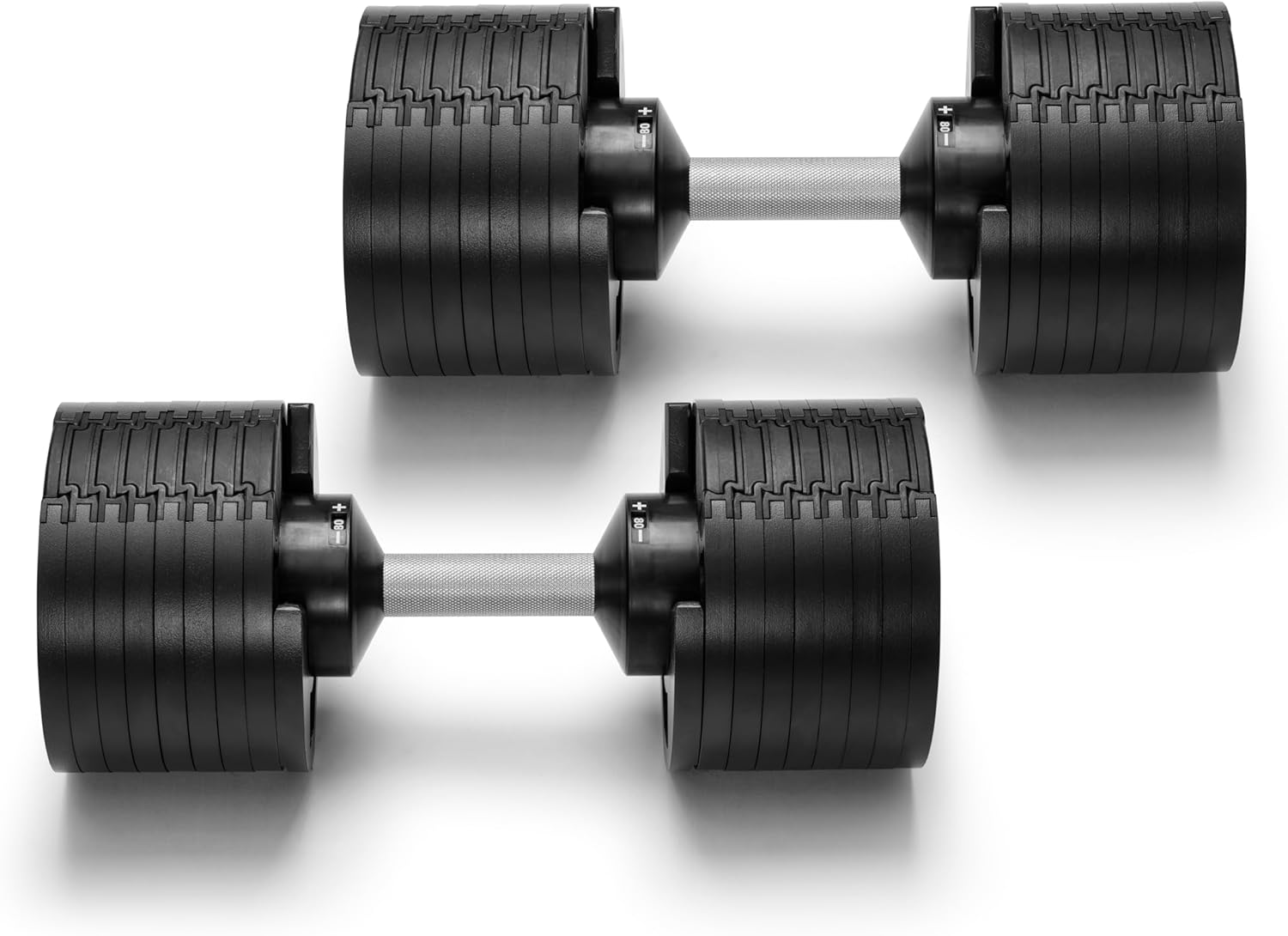 NÜOBELL® Adjustable Dumbbell Set, 5-50 LB or 5-80 LB, Easy Twist 2024-25 Model, All-In-One Weights Set (Pair) for Home, Original Manufacturer - Image 2