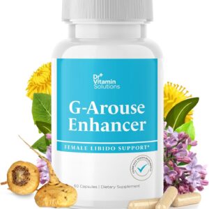 Libido Support for Women Fast Acting - G-Arouse Female Energy Booster with Horny Goat Weed 1000mg, Maca Root, Tongkat Ali & Tribulus - Hormone Balance, Ginseng, Made in USA, Non-GMO 60ct 30-Day Supply