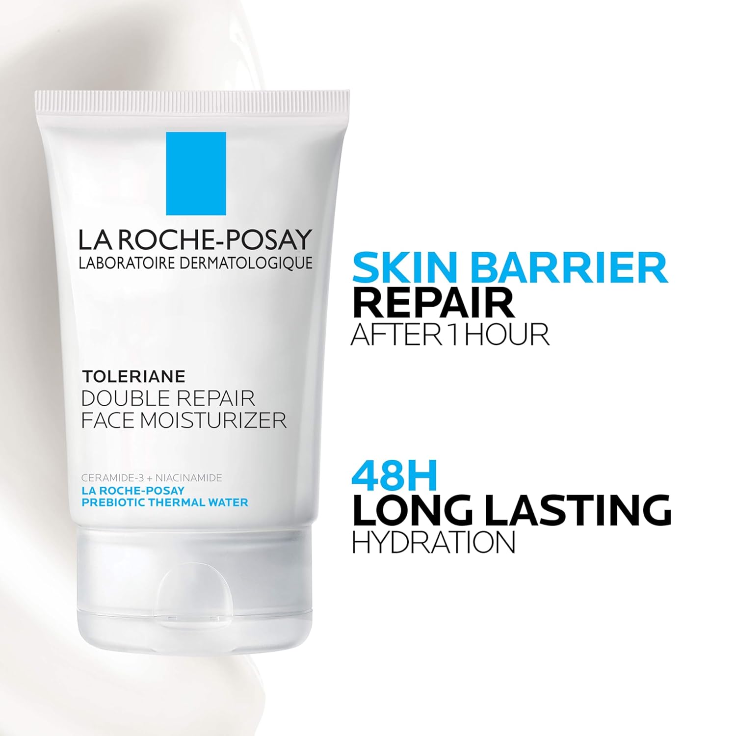 La Roche-Posay Toleriane Double Repair Face Moisturizer,Daily Moisturizer Face Cream with Ceramide and Niacinamide for All Skin Types,Oil Free,Fragrance Free,(Pack of 2) - Image 4