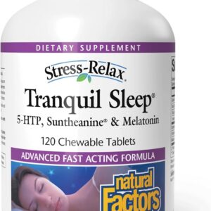 Natural Factors Stress-Relax Tranquil Sleep Tablet, 120 Count