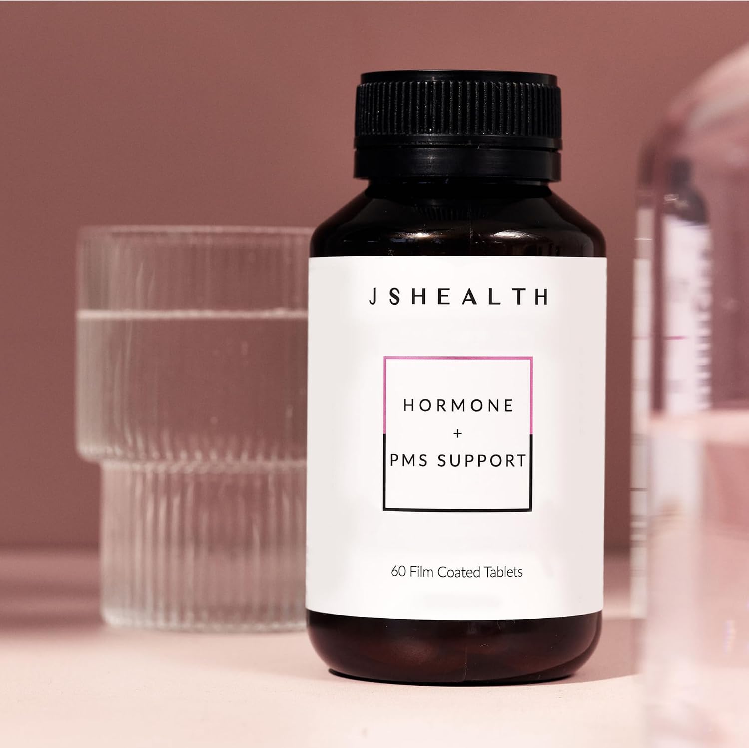JSHealth Hormone Balance for Women. PMS Support with Vitamins B3, B6, Magnesium. Premenstrual Tension Relief. Nutritionist-Formulated, Vegan (60 Tablets) - Image 5
