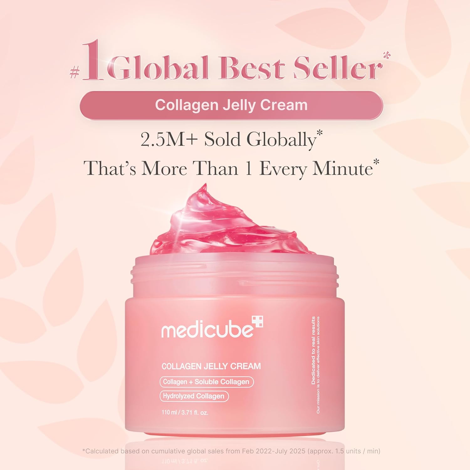 medicube Pink Glow Home Care Duo: PDRN Pink Peptide Toner and Collagen Jelly Cream (110ml) - Image 2