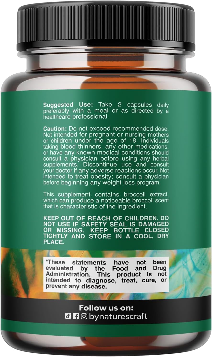 Extra Strength DIM Supplement for Men & Women - DIM + Bioperine Complex for Hormone Balance - Diindolylmethane with Calcium D-Glucarate & Broccoli Florets for Radiant Skin & Mood Support - 120 Count - Image 2