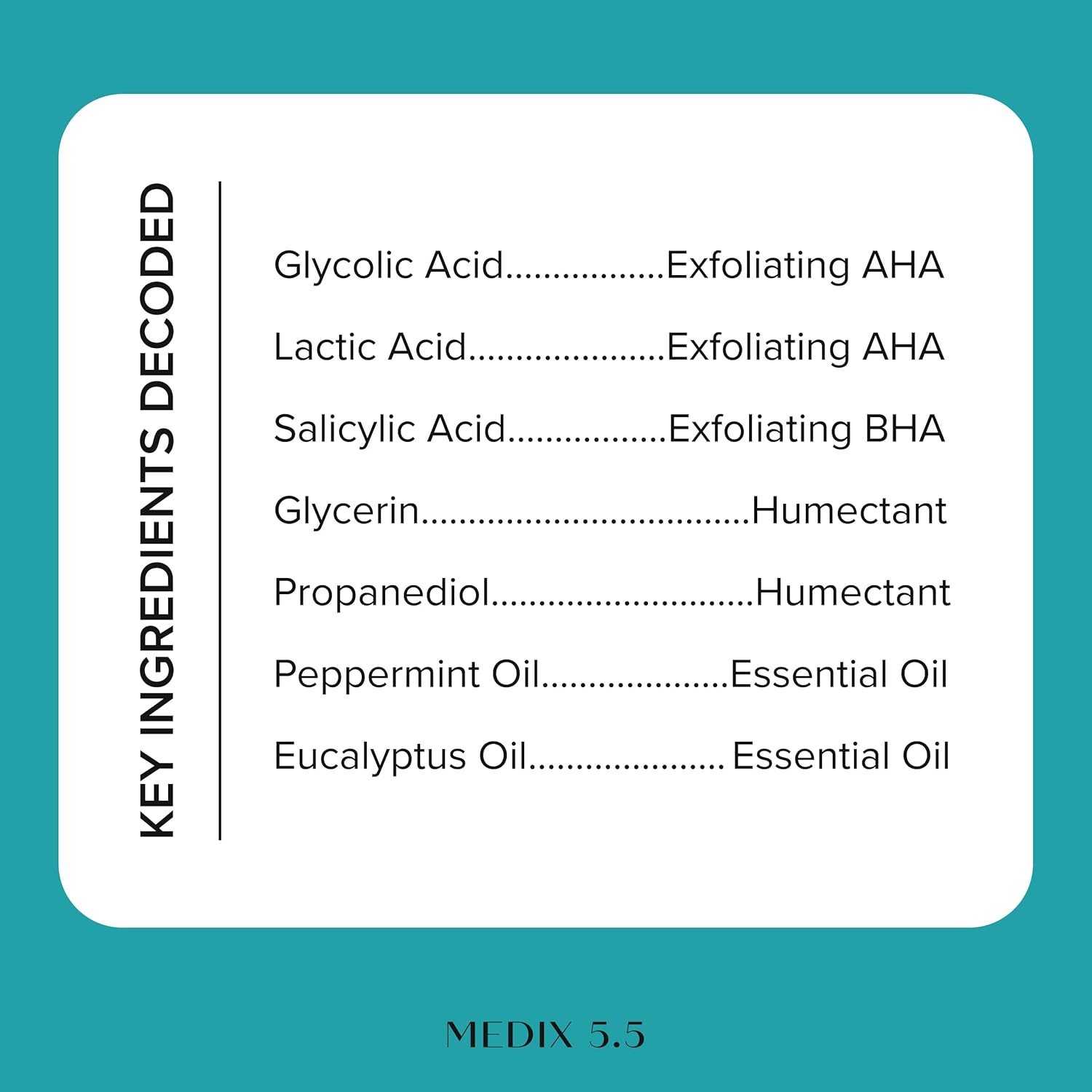 MEDIX 5.5 Exfoliating AHA Glycolic Acid Face & Body Wash Cleanser + Retinol Moisturizing Body Cream Lotion Skin Care 2PC Set | Alpha Hydroxy Acid & Lactic Acid Foaming Face Wash, 2-PC - Image 5