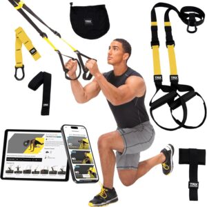 TRX Pro3 Home Gym System – Professional-Grade Suspension Trainer for Strength Training, HIIT, Cardio & Full-Body Workouts, Durable Design with Indoor & Outdoor Anchors
