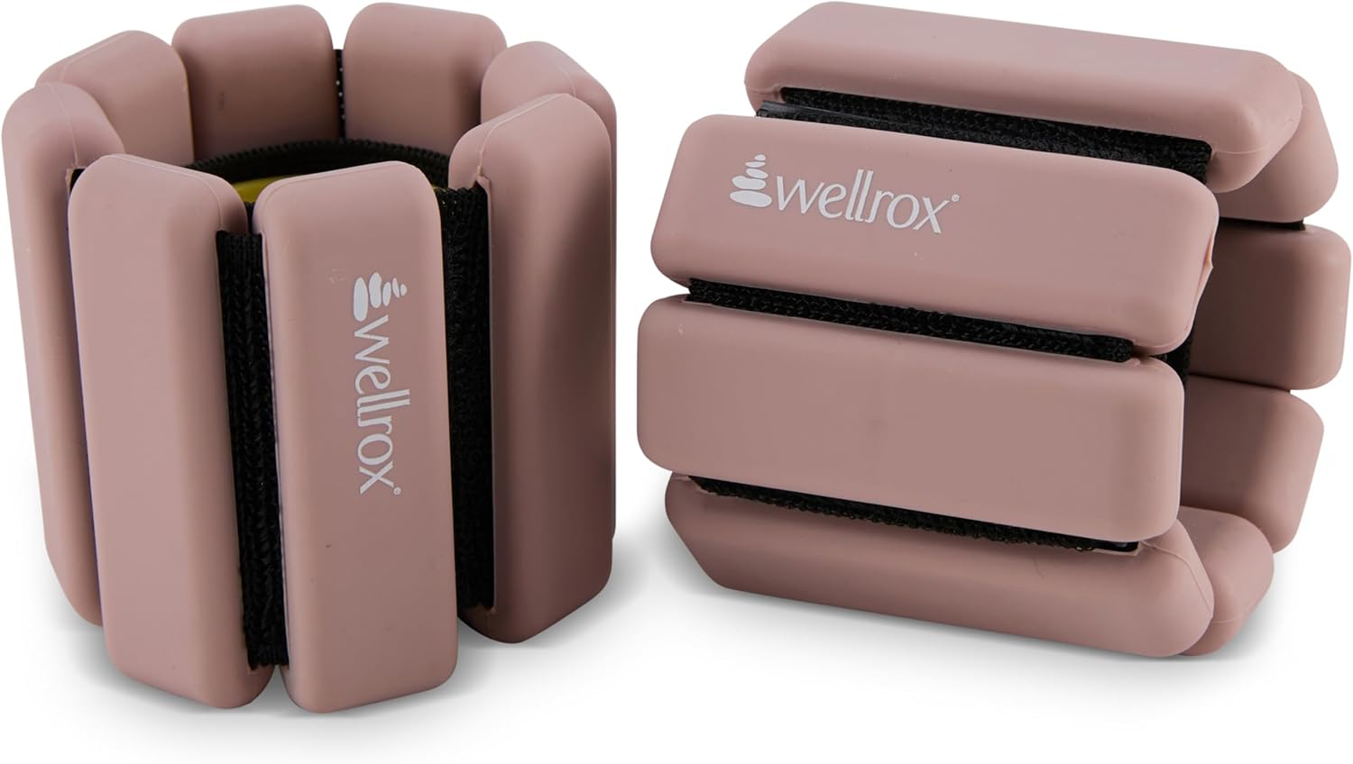 Wellrox Weighted Bangles – Adjustable Ankle and Wrist Weights for Women & Men – Set of Ankle Weights 2 lbs (1 lb Each Wrist Weight) | Weighted Arm Bands for Pilates, Yoga, Running & Walking - Image 4