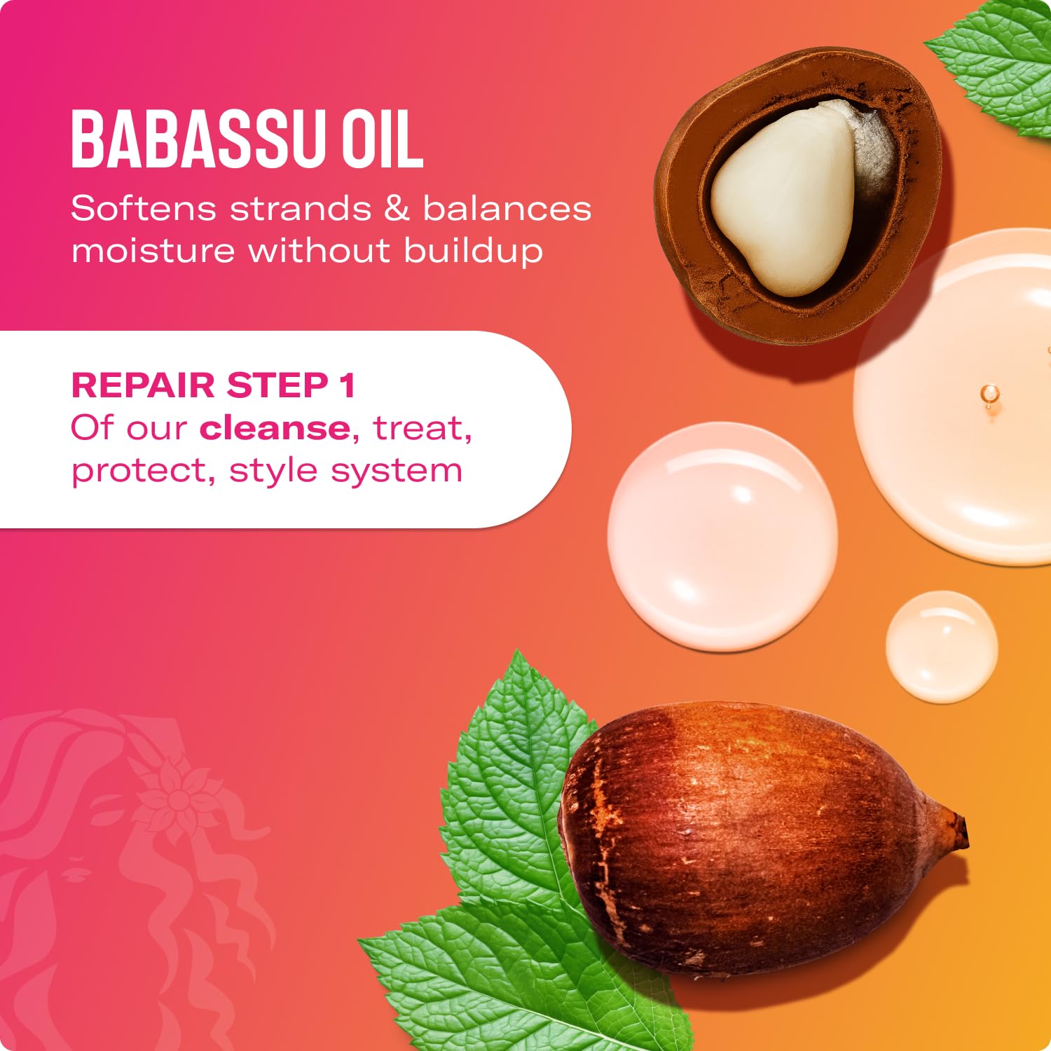 Mielle Organics Babassu & Mint Damage Repair Hair Shampoo - Hydrating Shampoo & Scalp Build-Up Remover - Gently Cleanses & Preps for Repair (8 fl oz) - Image 4
