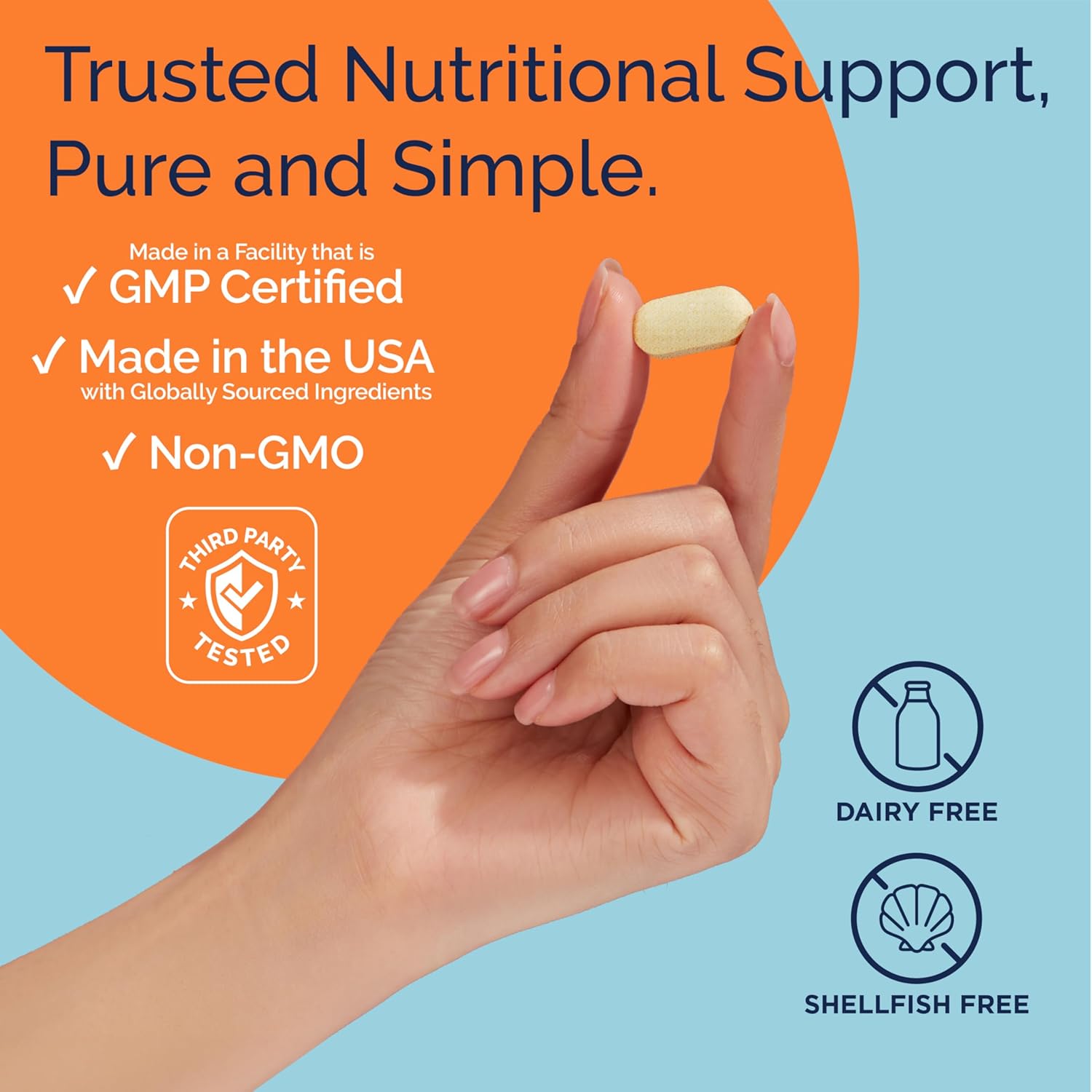 Replenza Daily GLP-1 Nutritional Support Supplement, Essential Vitamins and Minerals, Support for Gut Health, Stress and Cellular Energy – 60 Tablets - Image 6