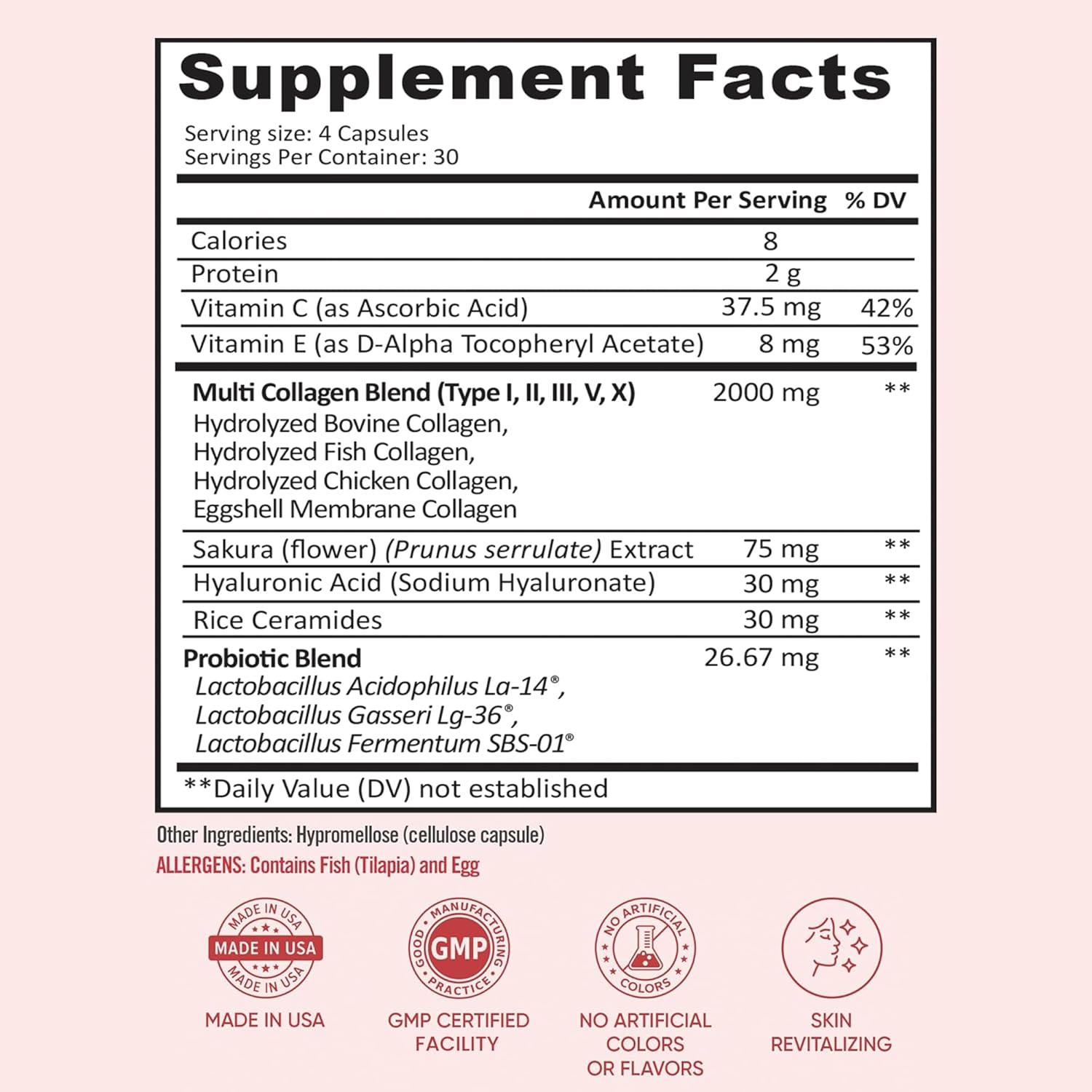 BB Company Radiancy | Vaginal Probiotics for Vaginal Dryness, pH Balance | Fights Itch, Odor | Anti-Aging | Hyaluronic Acid, Probiotics, Vitamin C, Multi Collagen | 120 Ct - Image 4