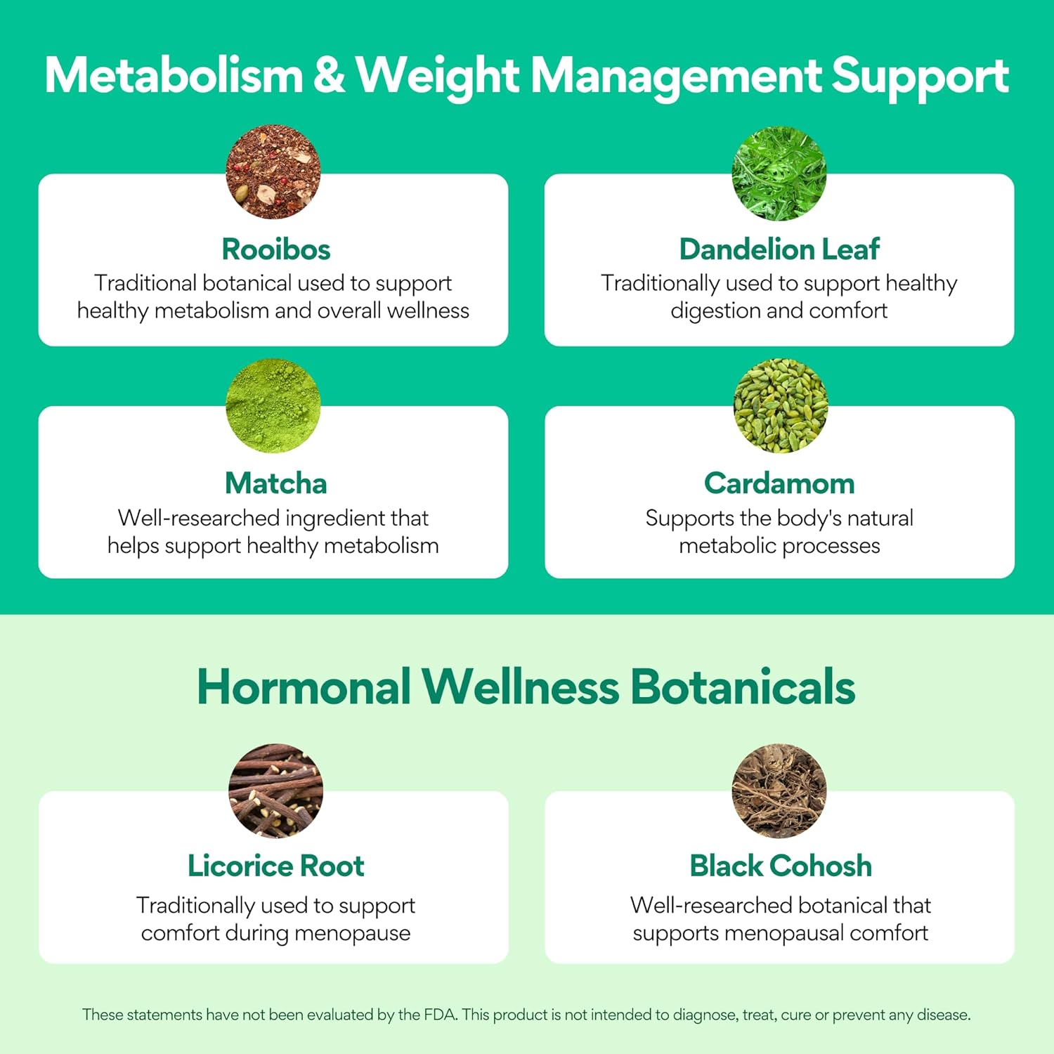 VoomVaya MenoSlim Tea – Menopause & Perimenopause Supplement for Women – Supports Healthy Metabolism & Overall Wellness – Acai Berry Flavor – 30 Tea Bags - Image 5