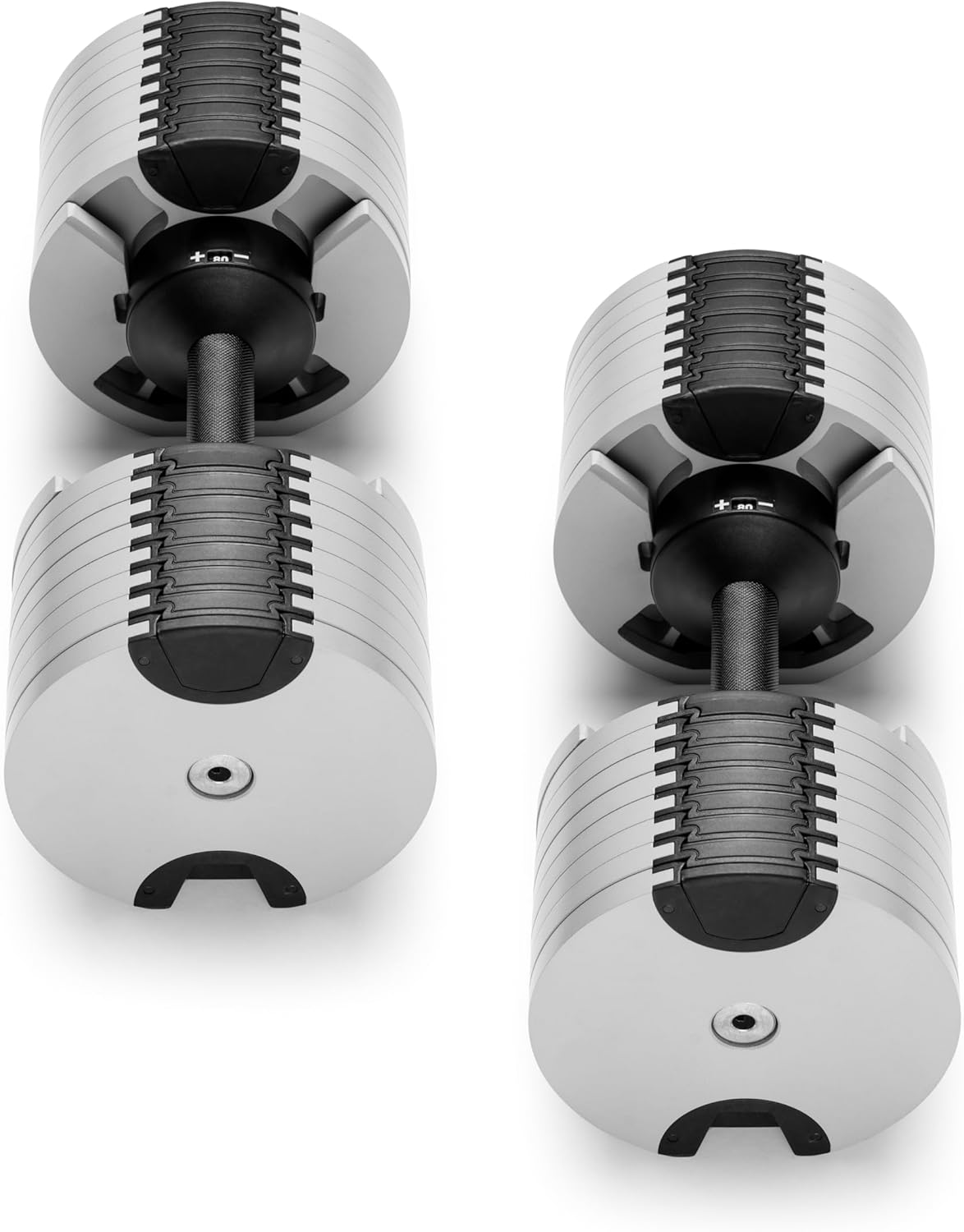 NÜOBELL® Adjustable Dumbbell Set, 5-50 LB or 5-80 LB, Easy Twist 2024-25 Model, All-In-One Weights Set (Pair) for Home, Original Manufacturer - Image 6