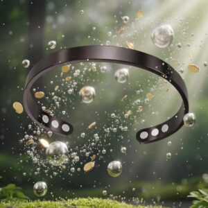 Kalm Bracelet Menopause: Your Natural Menopause Solution, Bracelet for Menopause Relief, Hot Flashes & Pain, Adjustable Bracelets for Women - Natural Hormonal Balance (Onyx)