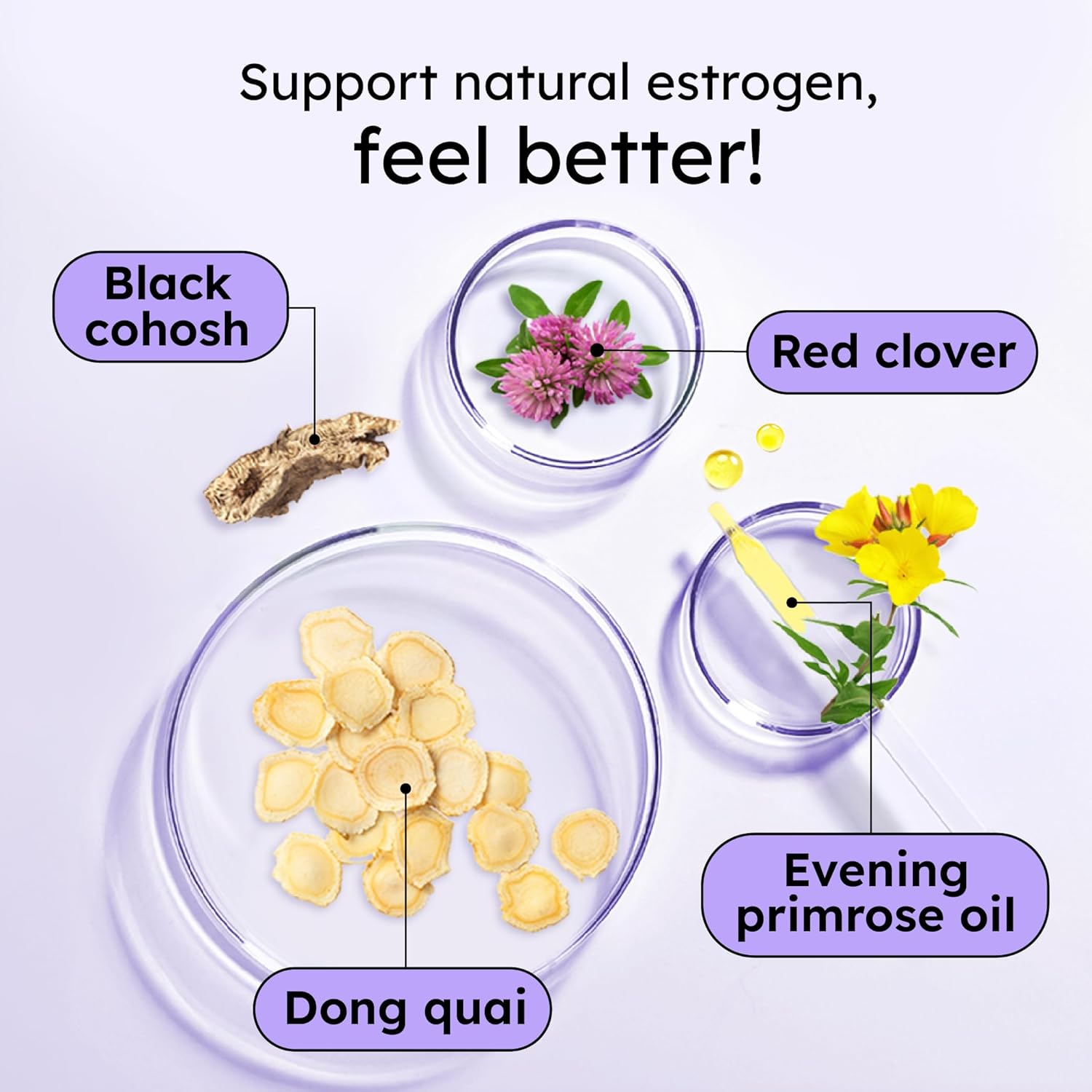 Proov - Boost Supplement for Women - Promotes Estrogen Production - Fertility & Menopausal Support for Women - Hormonal Balance - Evening Primrose Oil Red Clover, Dong Quai, Black Cohosh - 30 Capsules - Image 6