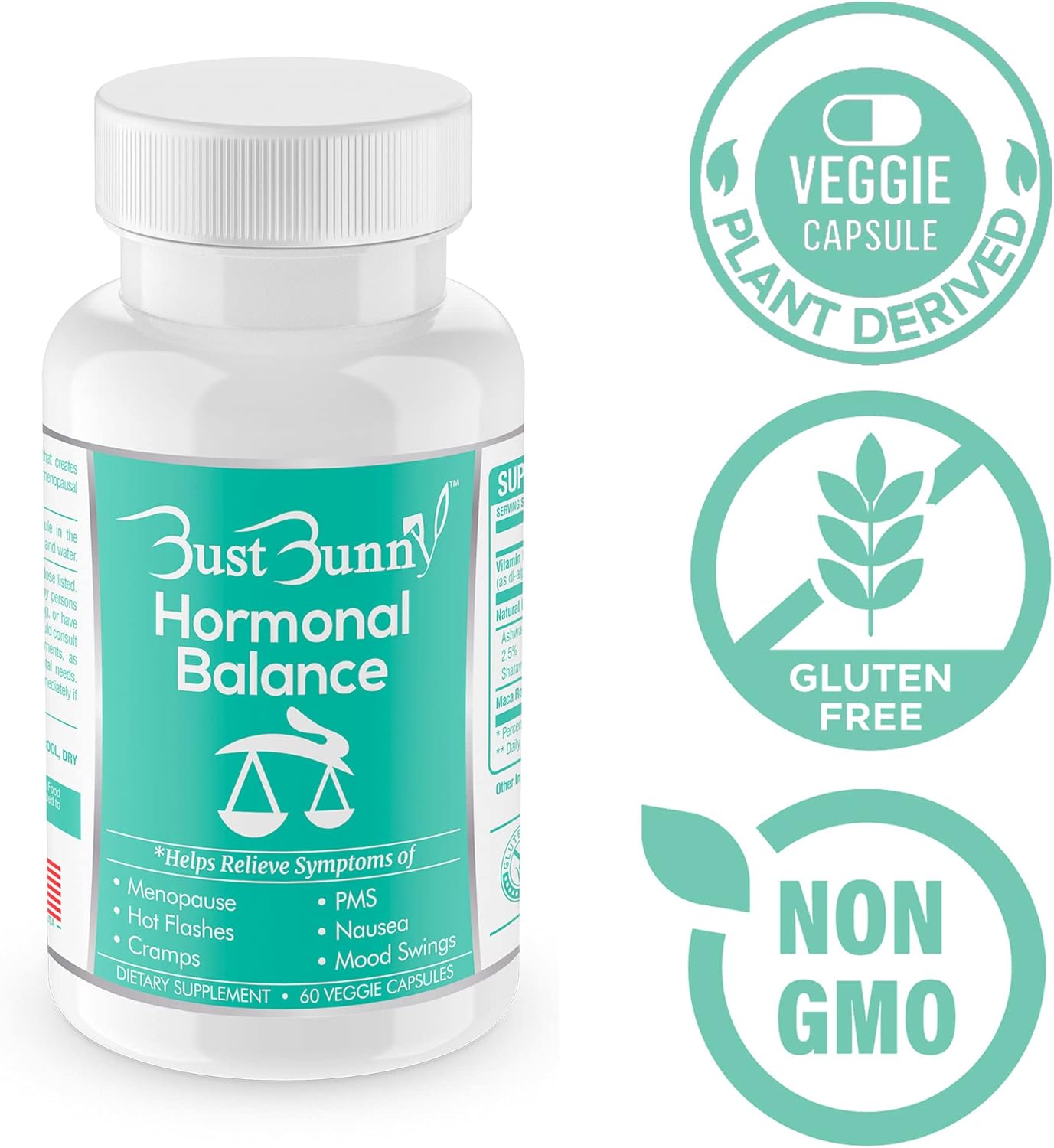 Hormone Balance for Women | Menopause and PMS Relief | Hot Flashes Menopause Relief | Vegan-Friendly - Image 2