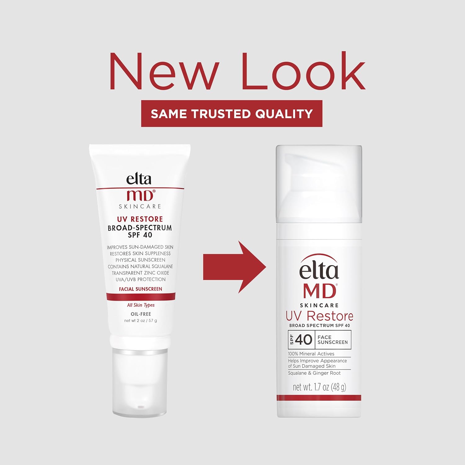 EltaMD UV Restore,Face Sunscreen, SPF 40, Mineral Sunscreen for Sun Damaged Skin Repair, Anti-Aging Zinc Oxide Sunscreen Formula - Image 2