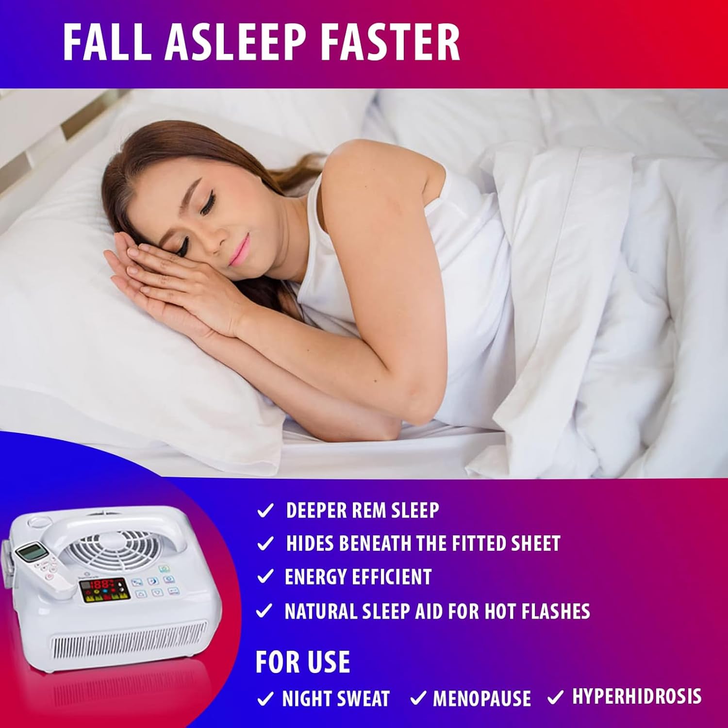 Water Circulating Pillow Pad for Thermacycle; Cooling and Heating Sleep Pad for Head - Natural Sleep Aid for Hot Flashes, Night Sweats, Menopause, Insomnia, Hyperhidrosis (Pillow Pad Only) - Image 5