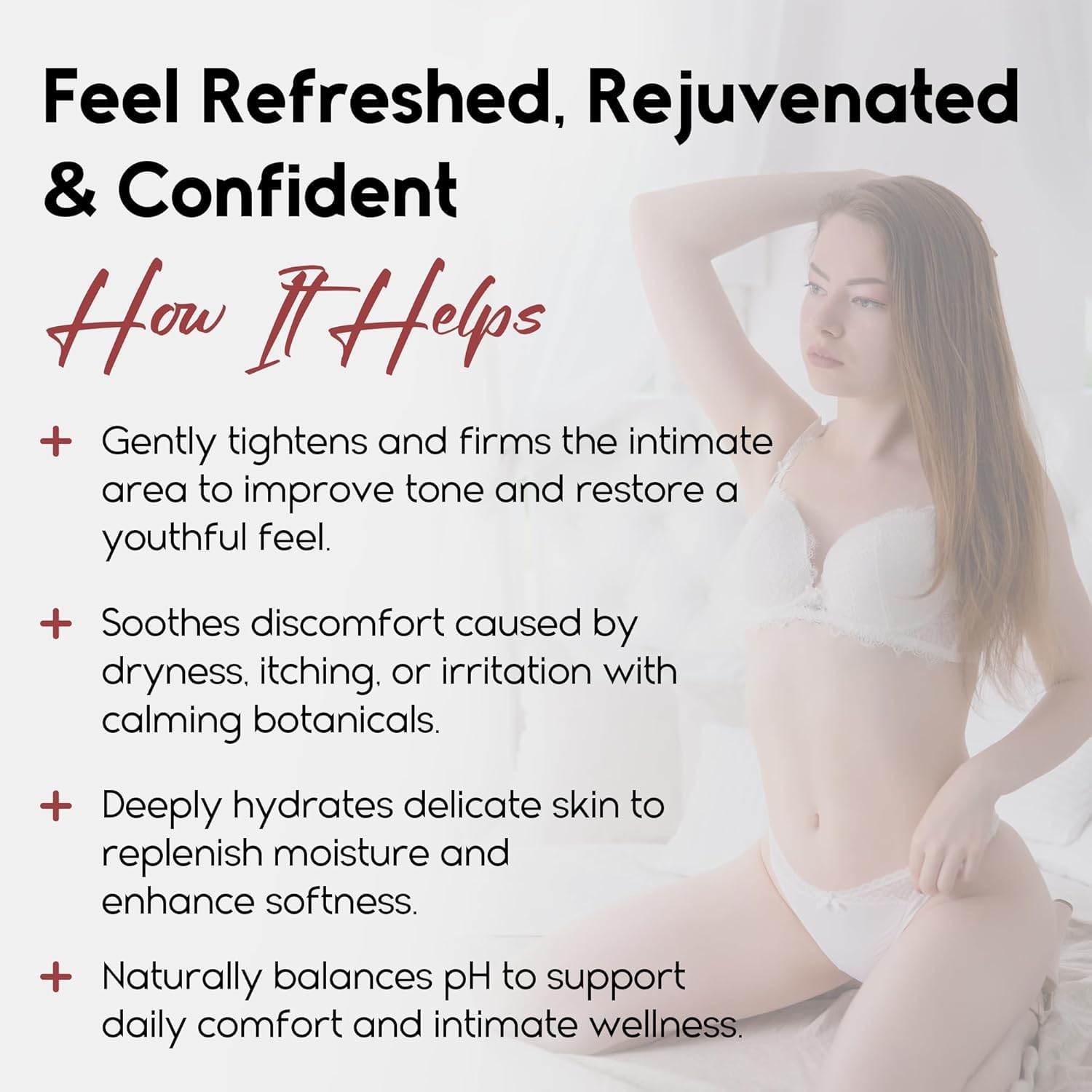 Pharmlitalia Vag Tightening Gel for Intimate Hydration & Rejuvenation - Natural Tightening Support for Vag Health - Feminine Care Gel for Dryness, Firmness & Moisture Balance 20 Count - Image 2