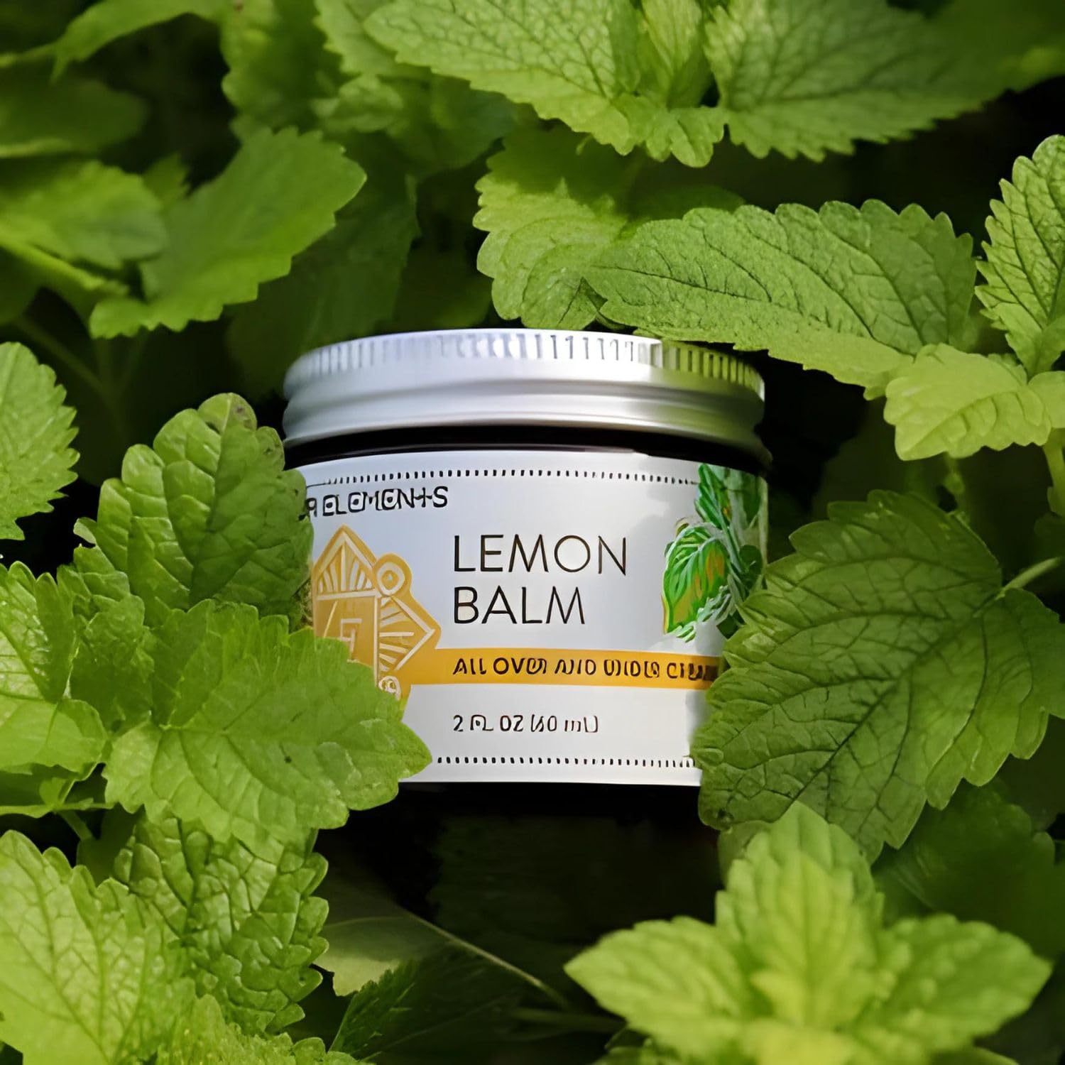 Four Elements Lemon Balm Face Moisturizer Cream - 2 Oz | Herbal Face Cream with Organic Lemon Balm, Chamomile, Shea Butter & Vitamin E | Body Hydrating Moisturizer Beauty Essential - Image 7