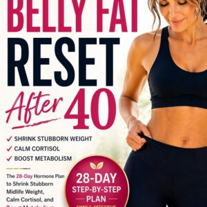 Perimenopause Belly Fat Reset After 40: The 28-Day Hormone Plan to Shrink Stubborn Midlife Weight, Calm Cortisol, and Boost Metabolism