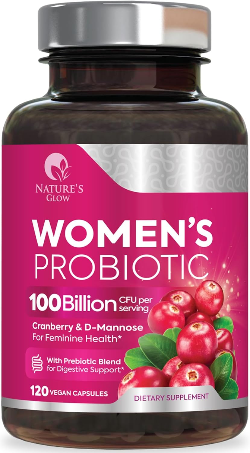 Probiotics For Women 100 Billion CFU Per Serving - Women's Probiotic For Digestive Health 16 Unique Strains - Daily Vaginal PH Balance & Feminine Health Support, Womens Probiotic - 120 Capsules