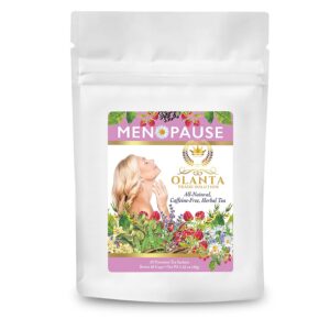MENOPAUSE TEA - Herbal menopause solution, Natural Menopause Relief For Women, Menopause Symptoms, Hot Flashes, Night Sweats, Women's wellness tea - 20 Premium Tea Sachets