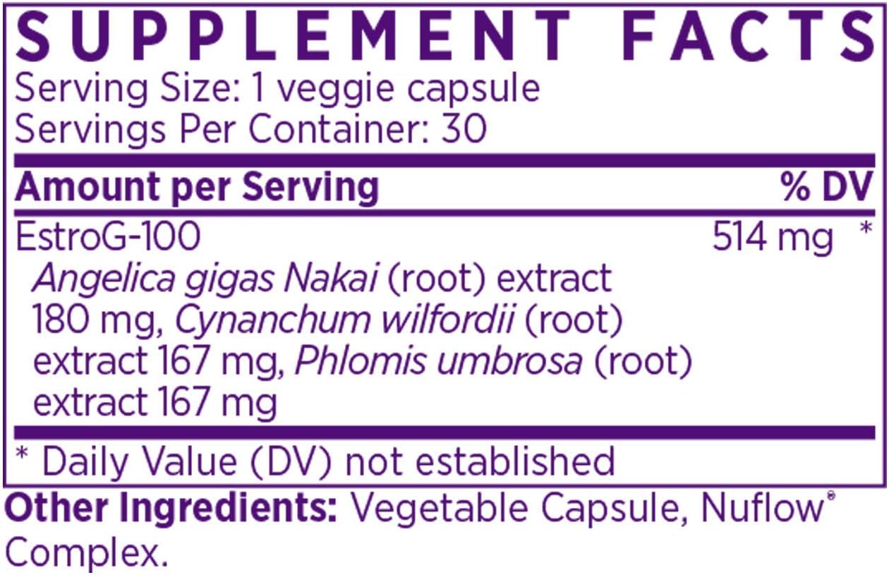 NAOMI Harmony - Patented EstroG-100® for Menopause Support - Non-Estrogenic Hot Flash, Night Sweat & Sleep Comfort - Hormone-Free Botanical Formula, Non-GMO, Vegan, 1-Capsule Daily, 30-Day Supply - Image 2