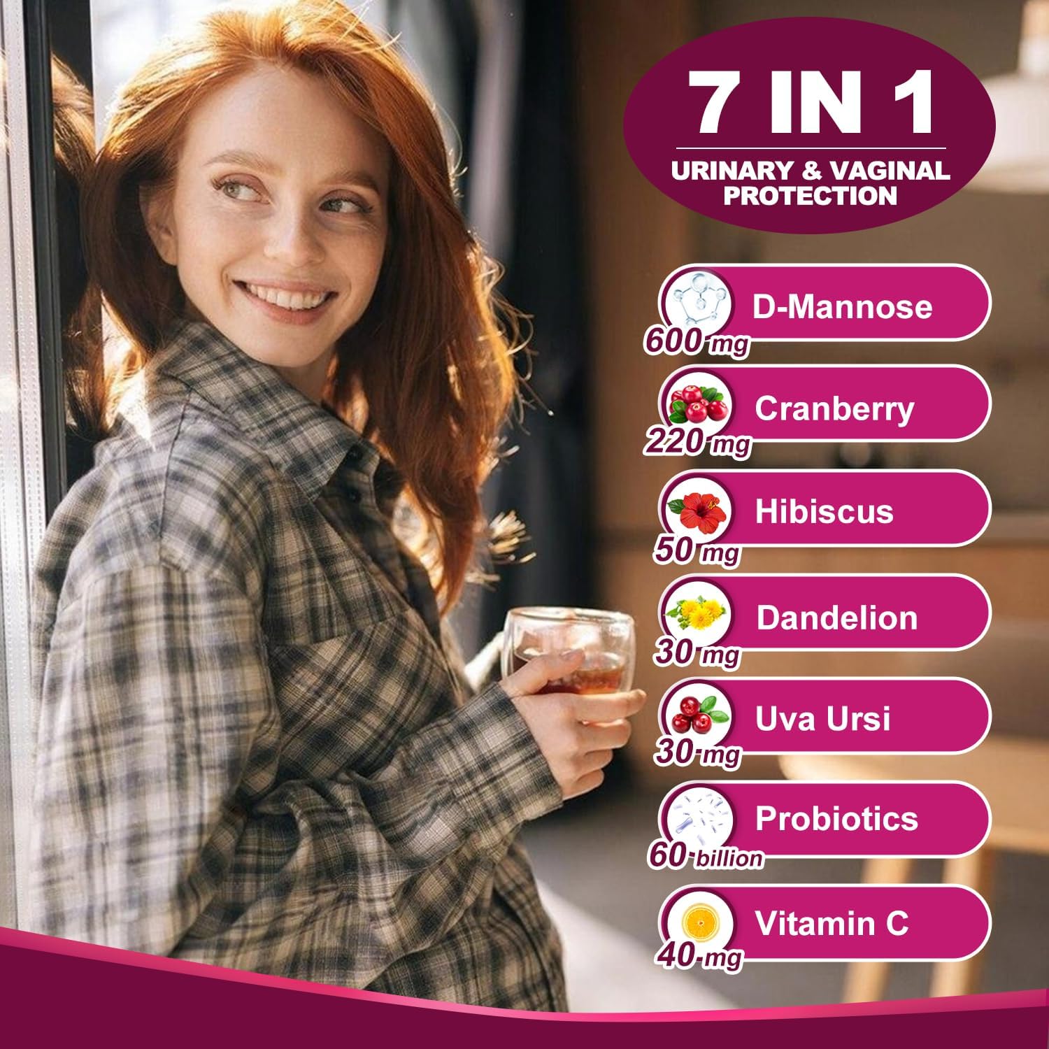 NATURE TARGET Probiotics for Women Digestive Health + Probiotics for Women Urinary Tract Health - Image 3