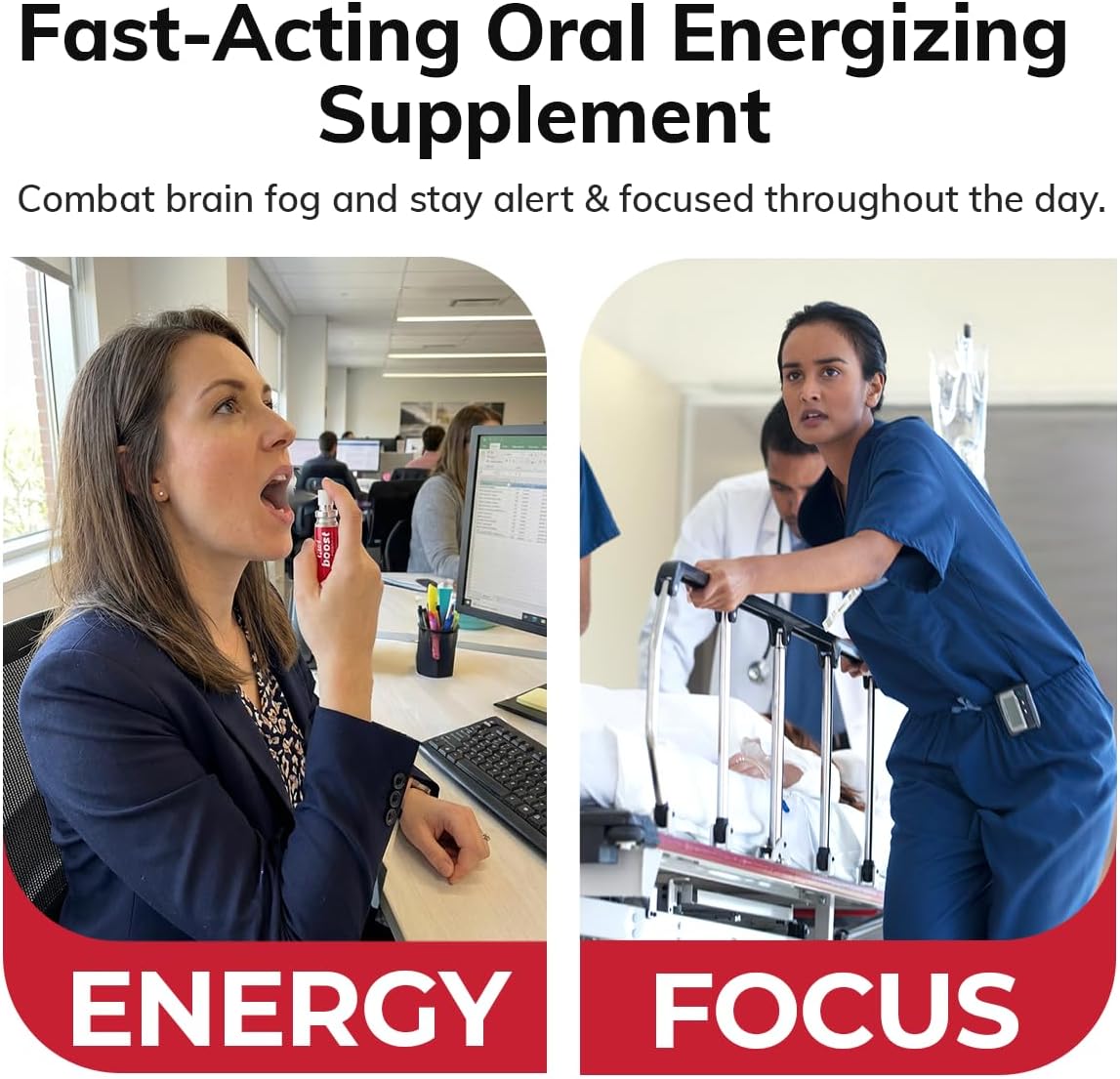 Can-i Boost — Fast-Acting Energy & Focus Spray for Menopause & Perimenopause – Brain Fog Relief, Mental Clarity & Alertness – Sublingual B12 with Rhodiola & CoQ10 – Sugar-Free, Vegan – 60 Servings - Image 3