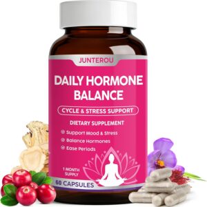 Hormone Balance for Women with Chasteberry, Maca Root and Ashwagandha, Naturally Supports Mood Stability, Energy, and Better Sleep, 60 Capsules, Non-GMO, Gluten-Free Supplement