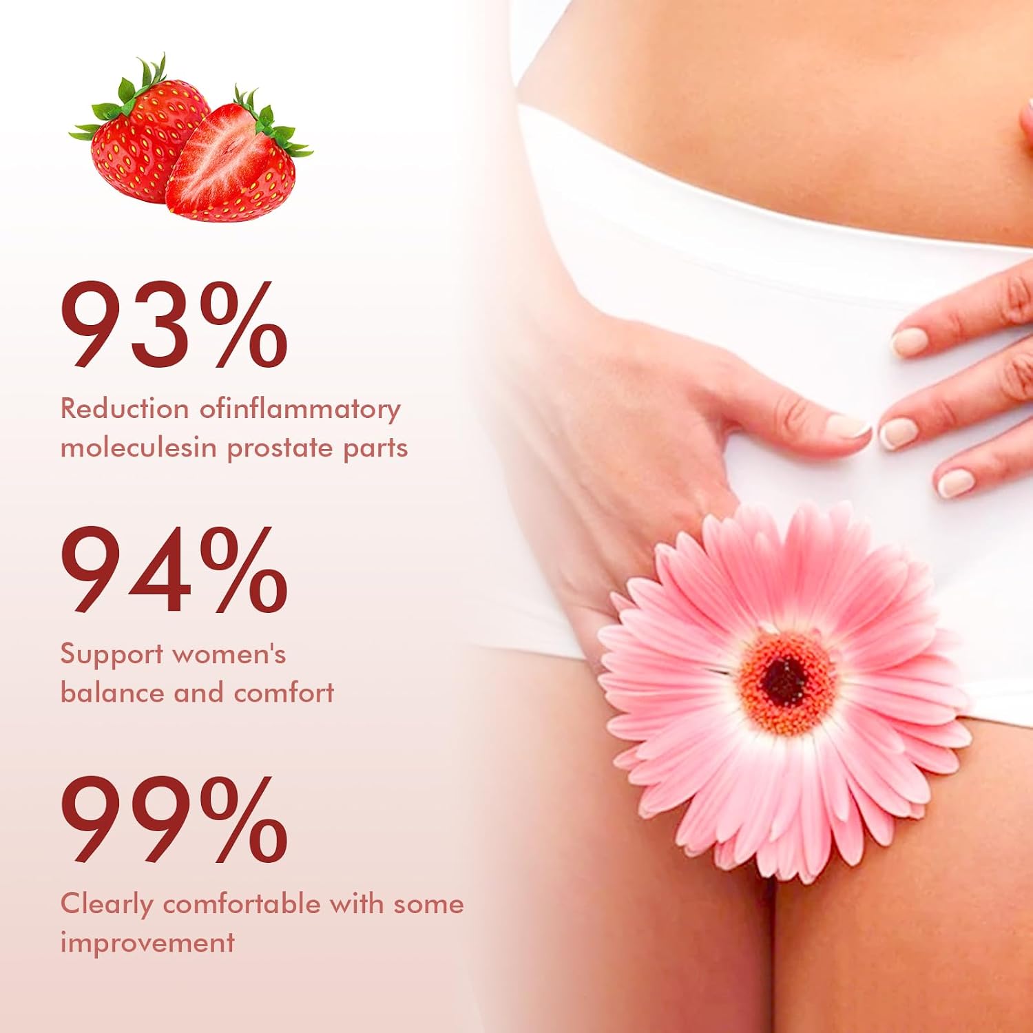 Women Body Oil - Natural Odor Relief & Itching Solution with Vitamin E, Strawberry Extract - pH Balancing Feminine Oil, Moisturizing & Soothing Vaginal Health - Image 5