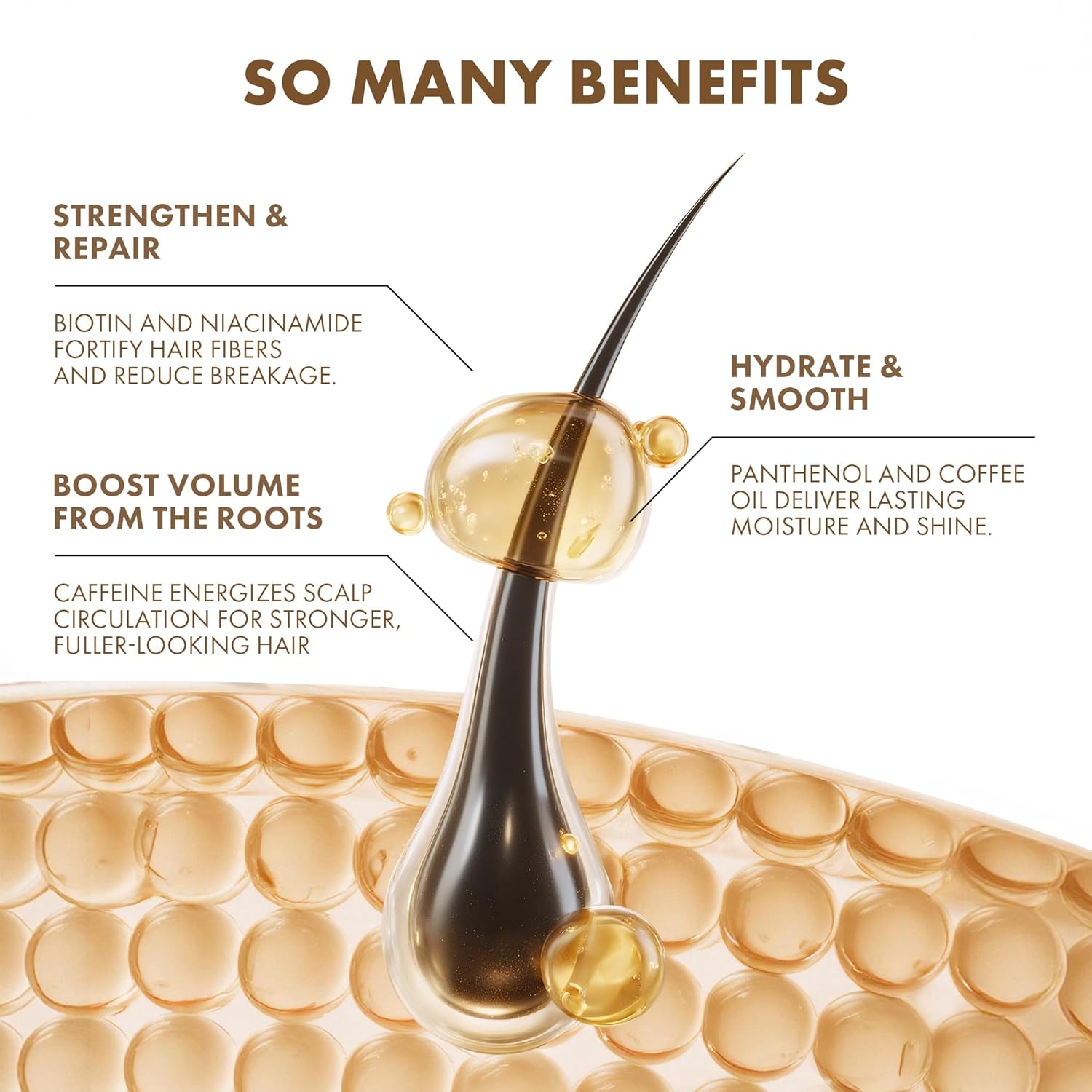 ALFHEIM Coffee+ Thickening Shampoo for Fine, Weak & Thinning Hair with Caffeine, Biotin & Arabica Coffee Oil – Energizing, Strengthening & Volumizing Cleanser – Sulfate-Free, Cruelty-Free – 10.7 oz - Image 4