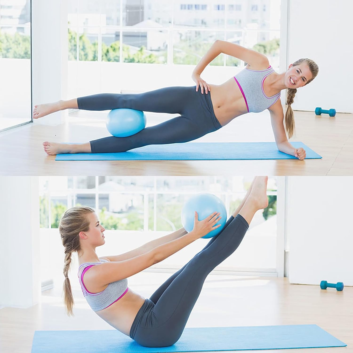 Pilates Kit for Home Workouts - Essential Pilates Equipment Set for Women with Ball & Ring, Home Pilates Accessories for Women & Beginners - Image 7