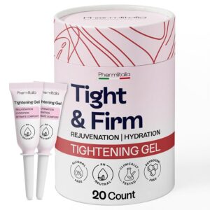 Pharmlitalia Vag Tightening Gel for Intimate Hydration & Rejuvenation - Natural Tightening Support for Vag Health - Feminine Care Gel for Dryness, Firmness & Moisture Balance 20 Count