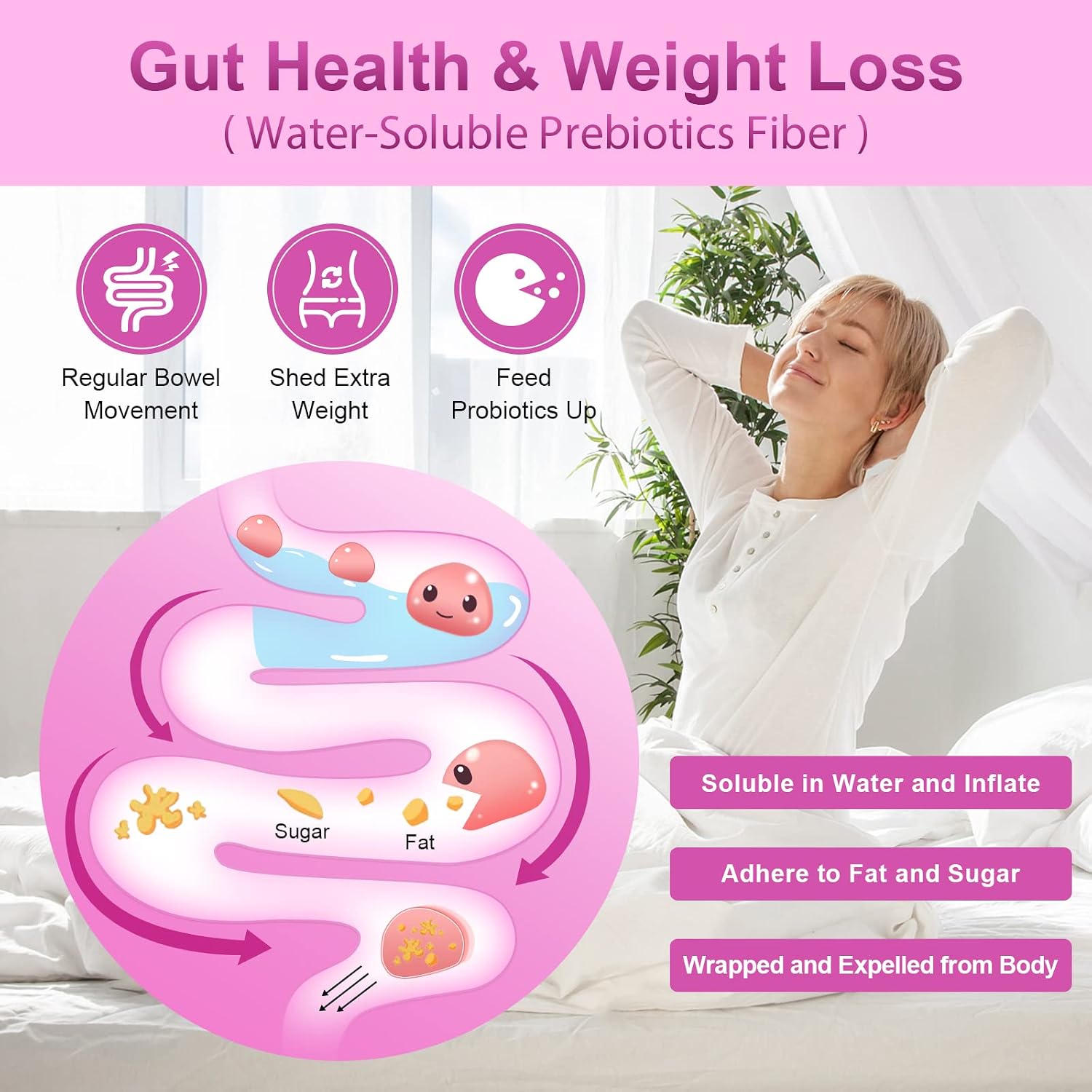 NATURE TARGET Women's Probiotics & Prebiotics, Cranberry & D-Mannose, 50-Billion-CFUs, Organic Probiotics for Digestive Health/Gut Health/Immune Booster/Weight Management - Image 9