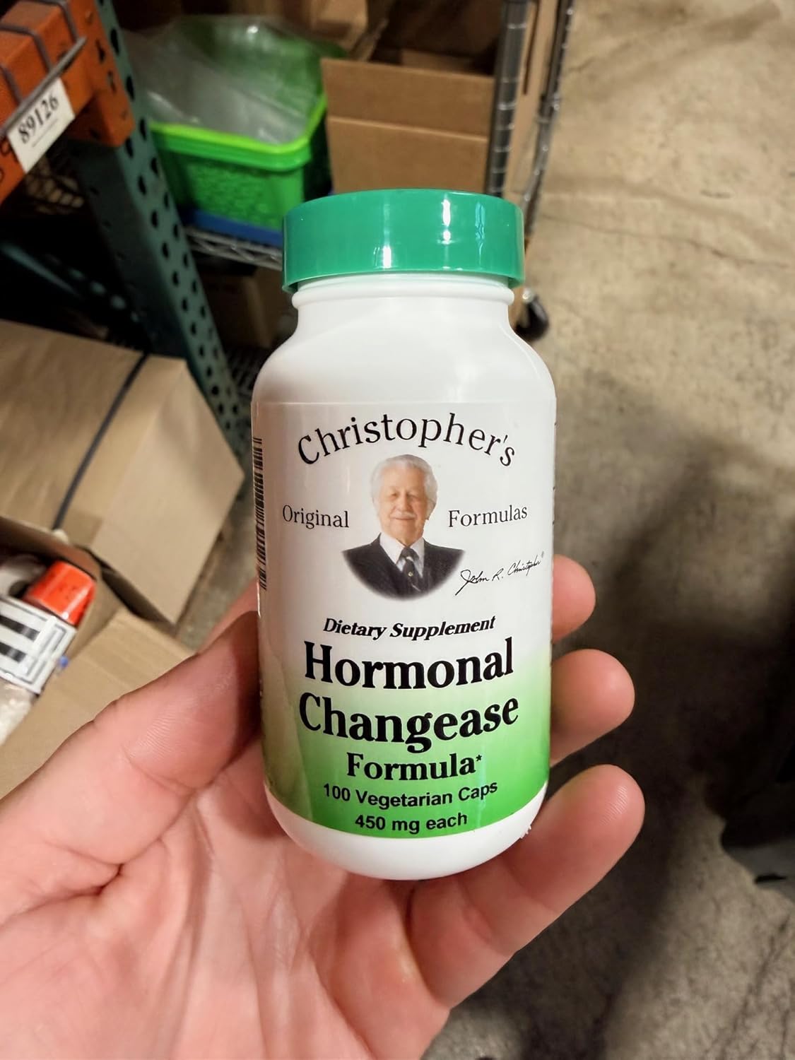 Christopher's Original Formulas Hormonal Changease Formula – 450 mg – 100 Vegetarian Capsules – Herbal Menopause Support - Image 3