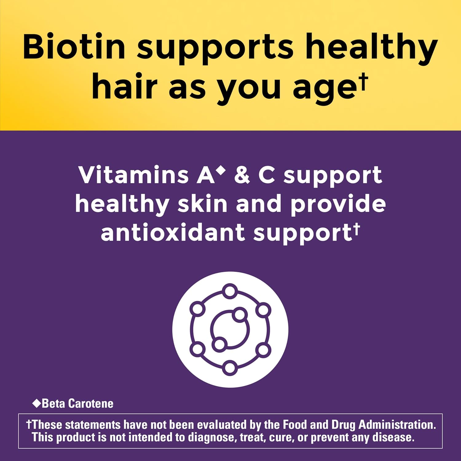 Nature Made Hair Growth Softgels, Clinically Studied Lustriva + Biotin, Vitamin C & A, Hair Growth Vitamins - Support Healthy Hair as You Age, 30 Softgels, 30 Day Supply - Image 3