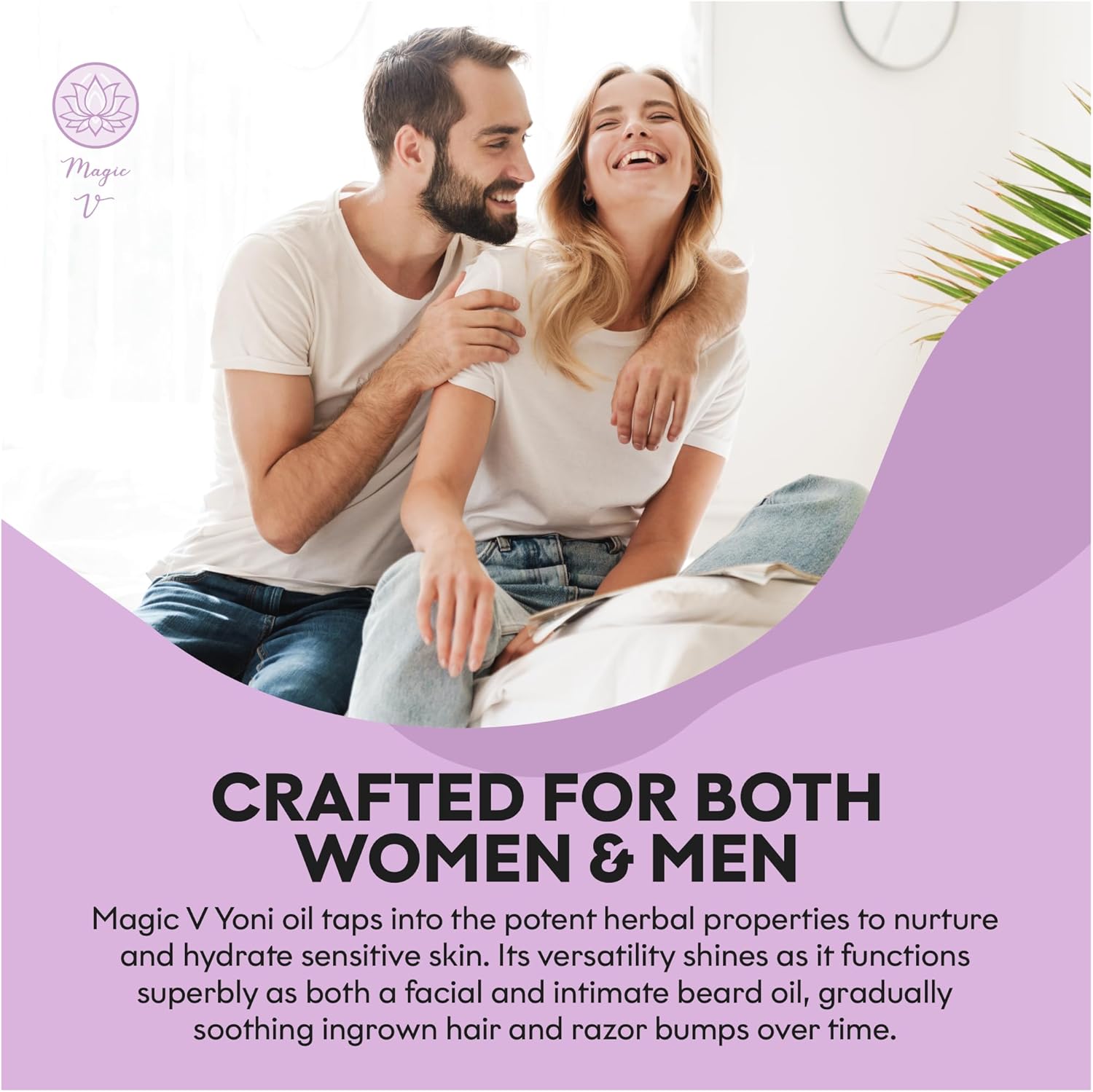 Magic V Yoni Oil for Women – Organic Feminine Care Vaginal Moisturizer, pH Balance & Odor Control, Soothes Ingrown Hair & Razor Bumps – Pineapple Scent - Image 3