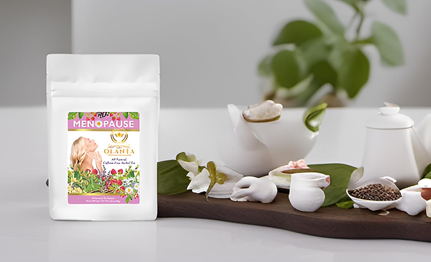 PREMIUM MENOPAUSE RELIEF TEA - Menopause Relief Tea, Natural Comfort for Hot Flashes & Night Sweats, Menopause Soothing Blend - 20 Premium Tea Sachets - Image 7