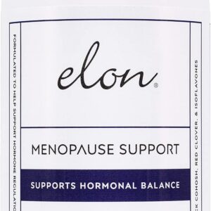 Elon Menopause Supplement for Women Menopause Relief for Hot Flashes, Mood Swings & Sleep Problems, Non-GMO Estrogen Supplement for Women w/Black Cohosh & Dong Quai (60 Capsules)