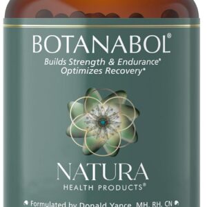 Natura Health Products Botanabol Supplement - Builds Strength & Endurance and Optimizes Recovery Time - Featuring Rhaponticum, Shilajit, Cordyceps, Cissus Quadrangularis (100 Capsules)