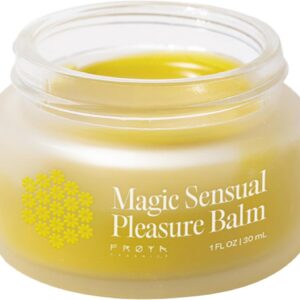 Frøya Organics Magic Intimate Balm | Moisturizing Massage Balm for Couples Enhances Sensitivity | Natural Oil-Based Balm with Ylang Ylang, Cinnamon, Beeswax & Lanolin (30ml)