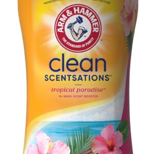 ARM & HAMMER Clean Scentsations In-Wash Scent Booster, Laundry Scent Booster Tropical Paradise scent, 45 Oz