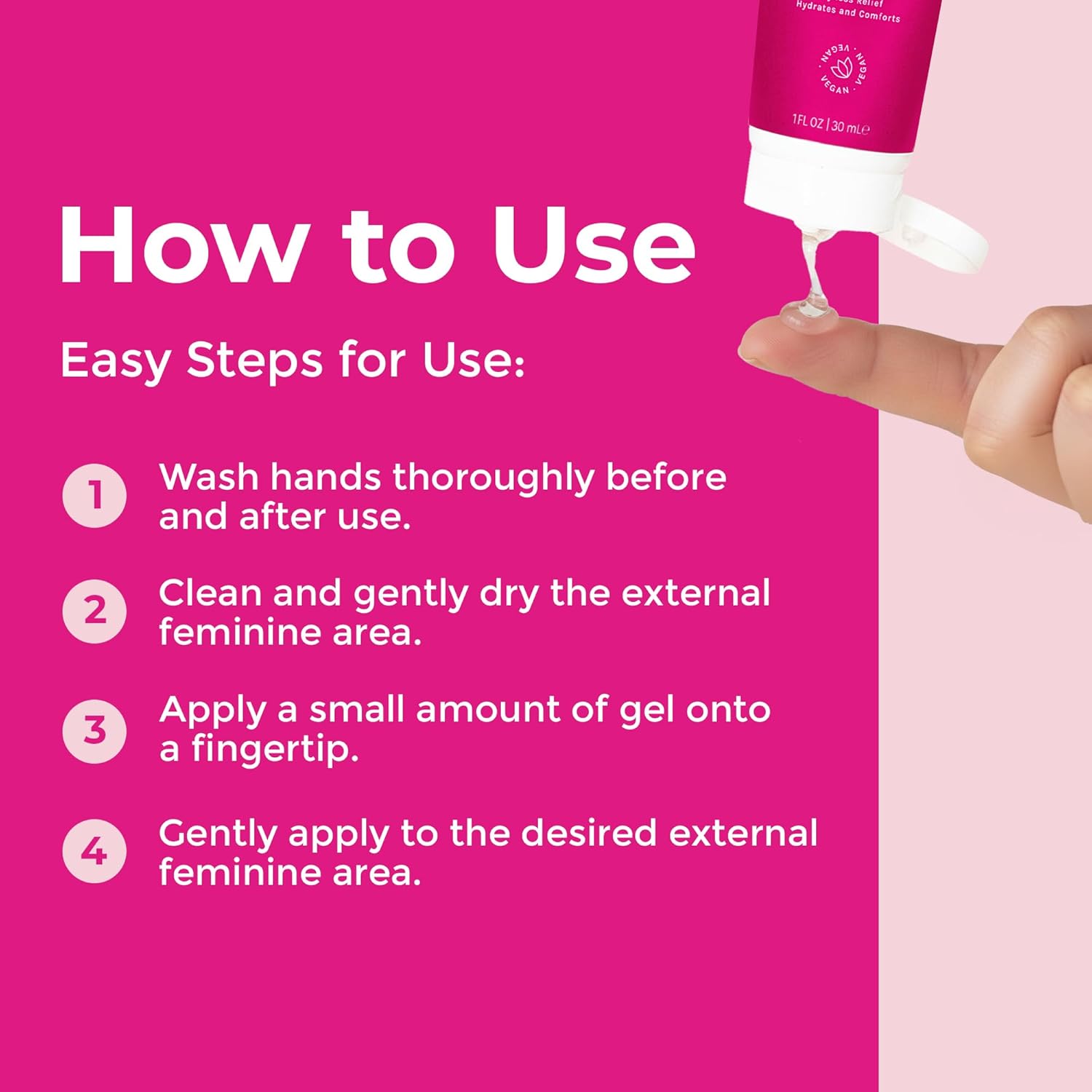 ZENZSUAL Feminine Moisturizing Gel, 1oz Travel Size – 100% Vegan, Paraben Free, Gentle Daily Care – pH Balanced Formula with Hyaluronic Acid – Intimate Dryness Relief and Hydrating Support for Women - Image 7