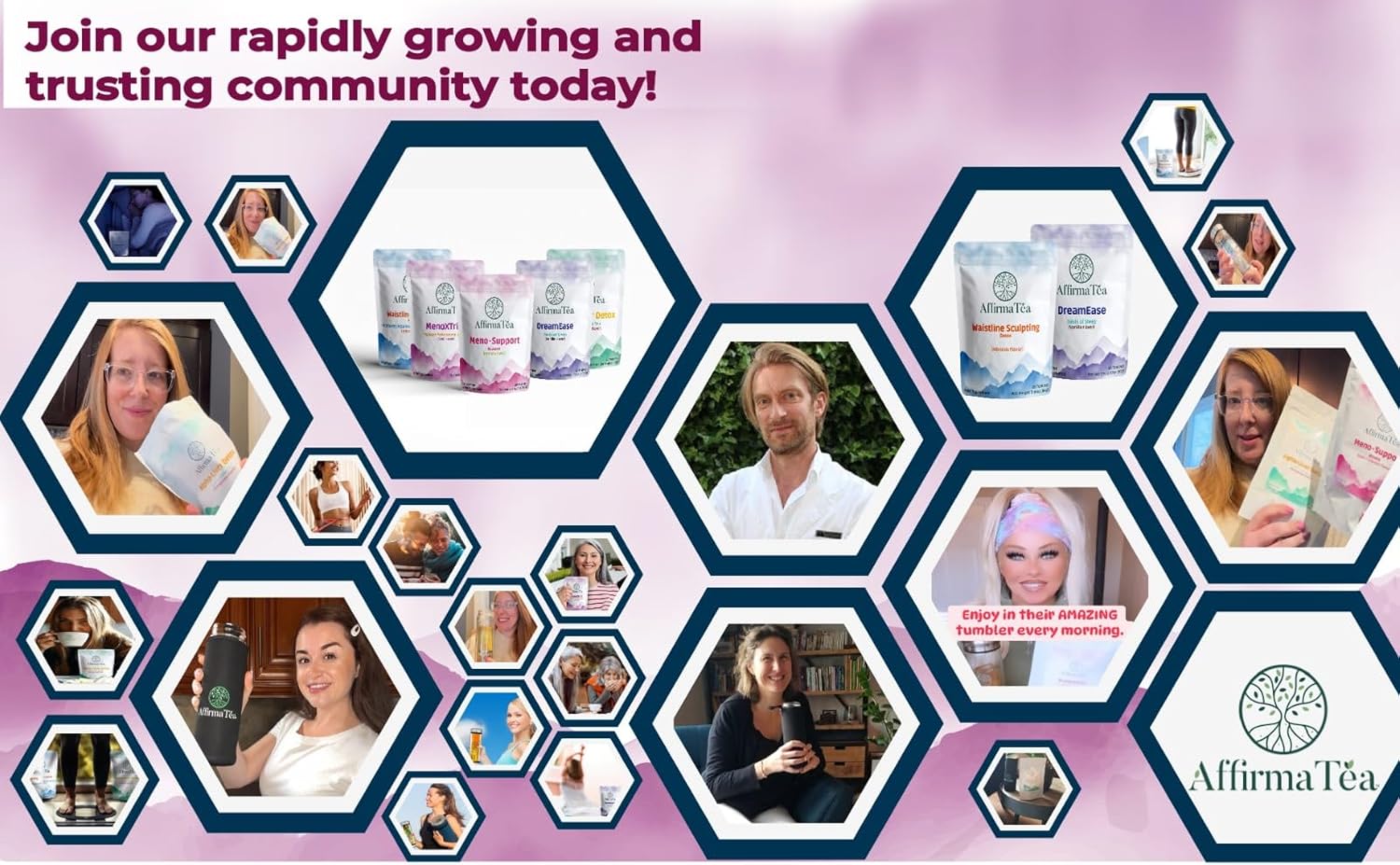 MenoXTrim Organic Menopause Relief: Hormone Balance | Bloating | Hot Flashes | Excess Water | Midlife Belly | Yerba Mate, Dandelion, Nettle Leaf, Lemon Balm, Turmeric, Ginger | Natural Açai Flavor. - Image 9