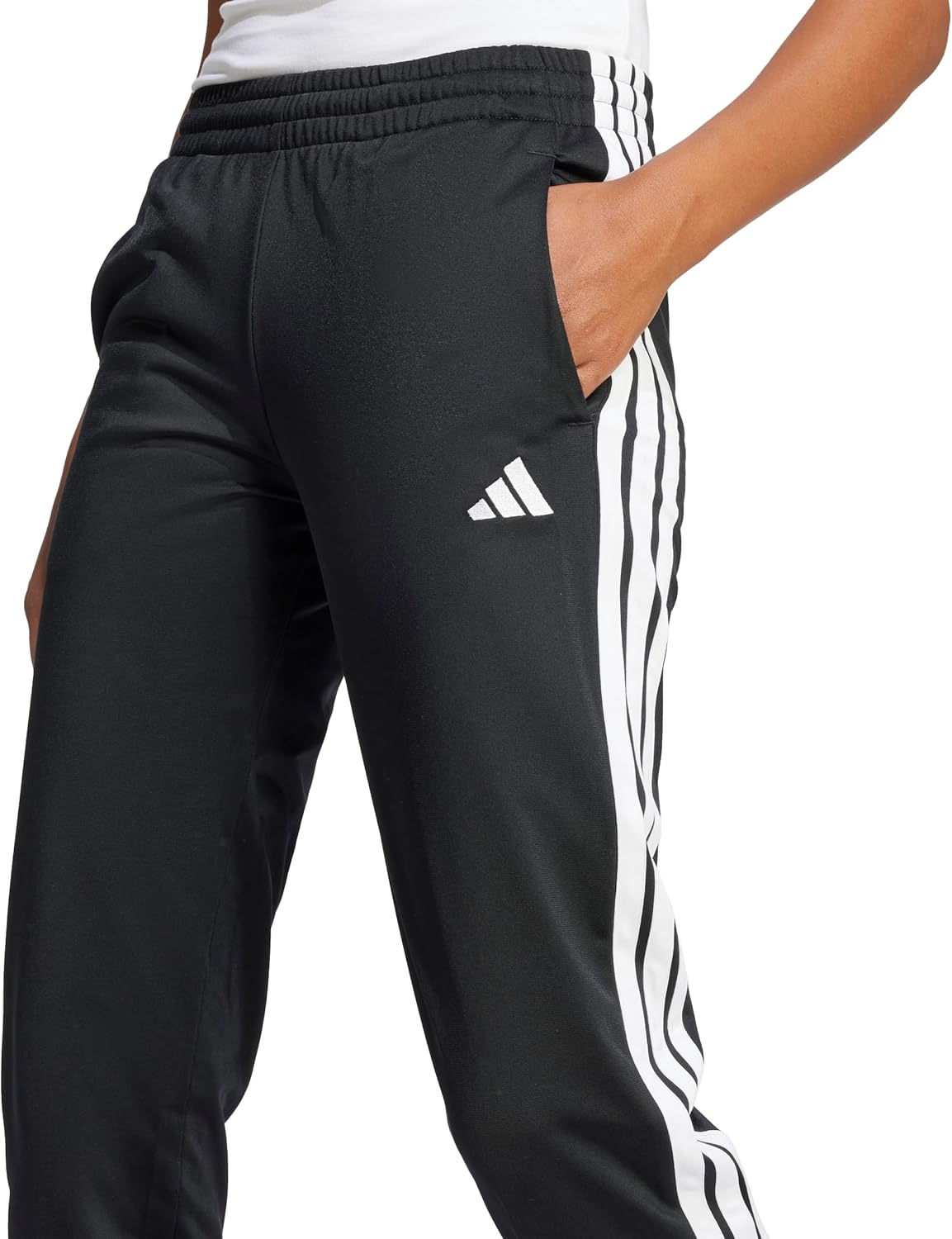 Adidas Womens Tricot 3-Stripes Track Pants - Image 4