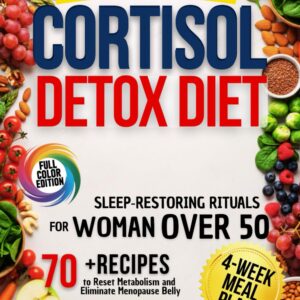 Anti-inflammatory Cortisol Detox Diet: 70+ Anti-Inflammatory Recipes to Reset Metabolism, Lose Menopause Belly & Balance Hormones After 50