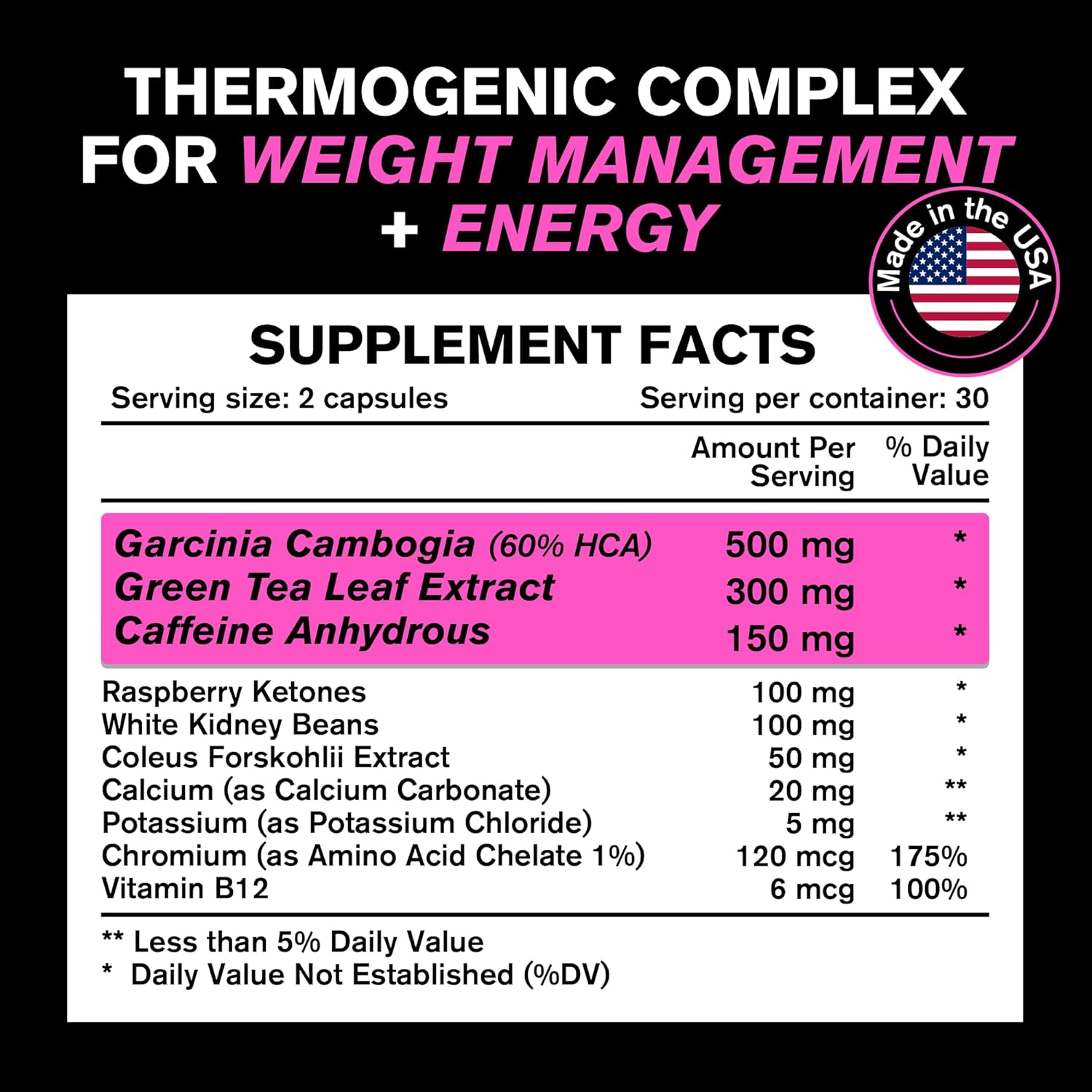 Weight Loss Pills for Women, Diet Pills for Women, The Best Fat Burners for Women, This Thermogenic Fat Burner is a Natural Appetite Suppressant & Metabolism Booster Supplement, Helps Reduce Belly Fat - Image 2