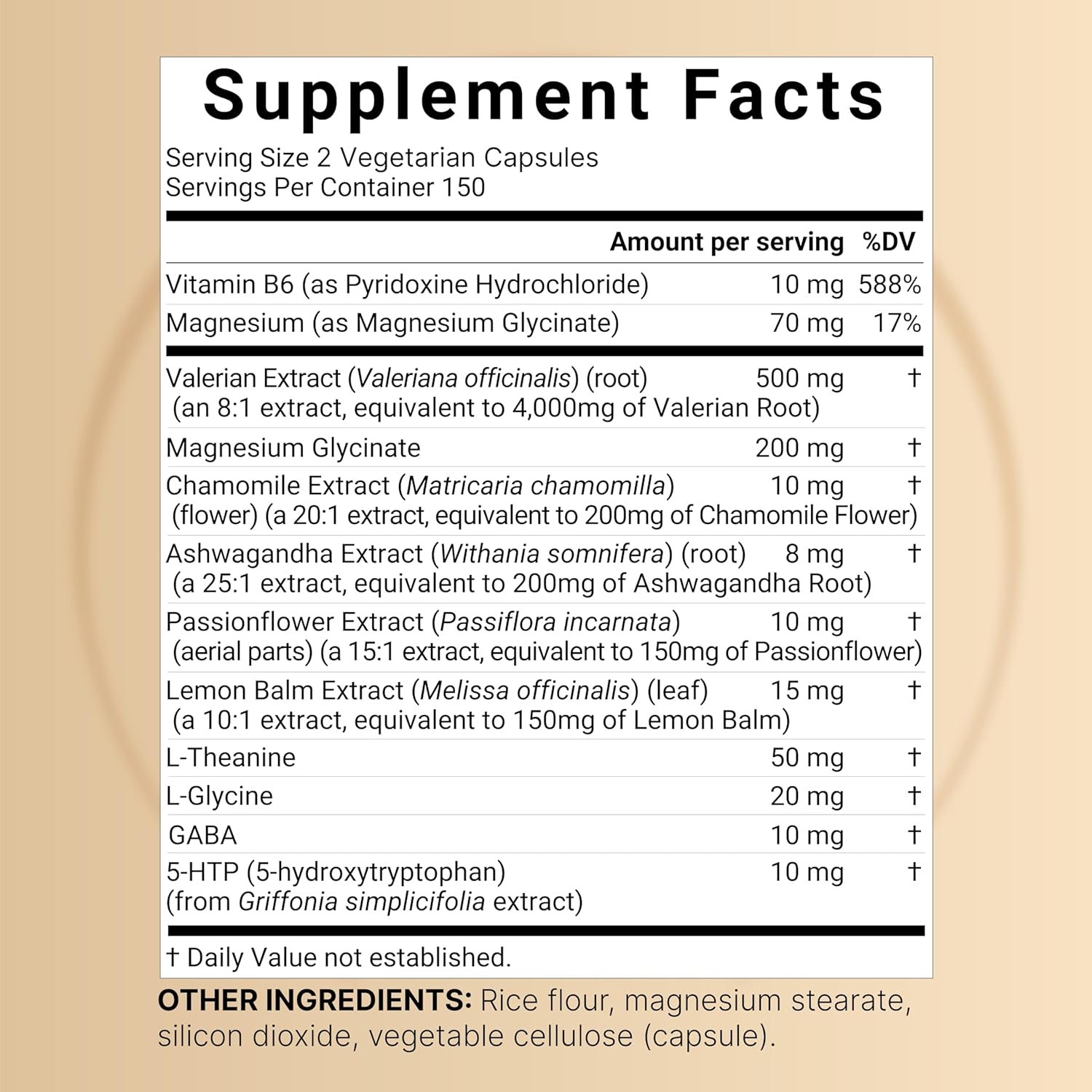NatureBell Valerian Root for Sleep, 300 Veggie Capsules with Magnesium Glycinate, Chamomile, Passionflower, Lemon Balm, Ashwagandha, & More – Relaxation & Sleep Support Supplement – Melatonin Free - Image 2